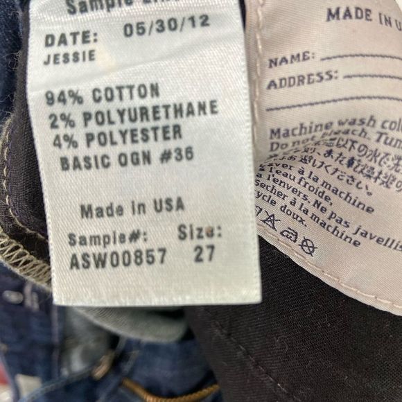 AG Adriano Goldschmied Straight Leg Jeans 27 - Picture 6 of 6